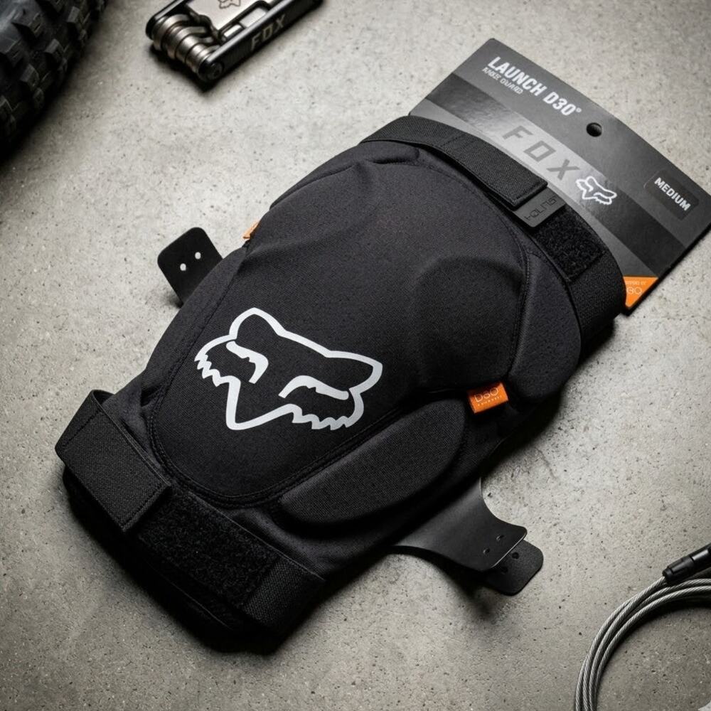 NWT Fox Racing Launch D3O MTB Knee Guards Pads Black Medium Sold Out Rare